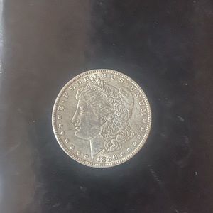 1886 US Dollar coin. Excellent condition